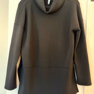 SPANX Black Cowl Neck Sweater